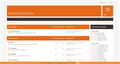 Desktop Screenshot of broadcasterforum.nl