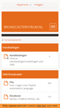 Mobile Screenshot of broadcasterforum.nl